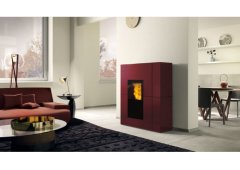 Edilkamin Blade 2 H 18 Up Σόμπα Pellet Καλοριφέρ 19.2kW Κεραμική