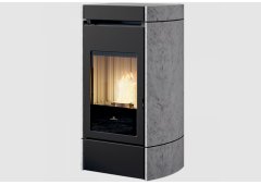 Edilkamin Lena Plus Σόμπα Pellet Αερόθερμη 9,2kW Ατσάλινη Μαύρη