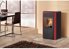 Edilkamin Idropoint 2 Σόμπα Pellet Καλοριφέρ 10,1kW Μπορντό