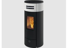 Edilkamin EK63 Yung 130++ Σόμπα Pellet 12.5kW Φυσικής Ροής Κεραμική