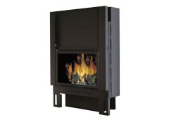 Edilkamin EK63 Firek 1 Ενεργειακό Τζάκι Ξύλου 15,2kW Ίσιο με Ανοιγόμενη Πόρτα με Βεντιλατέρ