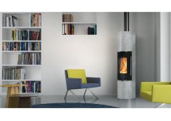 Edilkamin Tally 8 Up S Ξυλόσομπα Αερόθερμη 8kW Φυσική Πέτρα