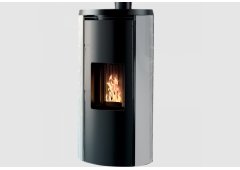 Edilkamin Celia ATC Magic Σόμπα Pellet Αερόθερμη 7.2kW με Γυαλί