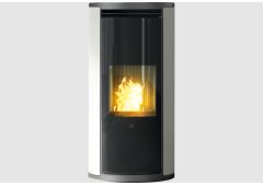 Edilkamin Εvia 2 UpΣόμπα Pellet Αερόθερμη 7,9kW Ατσάλινη