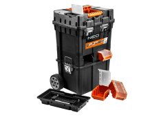 Neo Tools 84-115 Τροχήλατο Μεταλλικό Μπαούλο Μεταφοράς και Αποθήκευσης Εργαλείων Π49.5xB36xΥ70cm
