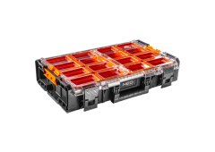 Neo Tools Modular 12 Ταμπακιέρα Εργαλείων 12 Θέσεων με Αφαιρούμενα Κουτιά Πορτοκαλί 58.5x38.5x42εκ.