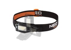 Neo Tools Επαναφορτιζόμενος Φακός Κεφαλής με Μέγιστη Φωτεινότητα 180lm