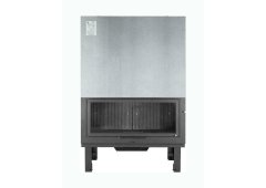 Χυτήρια Μισαηλίδη T-115 Ενεργειακό Τζάκι Ξύλου 29kW Ίσιο με Ανοιγόμενη Πόρτα