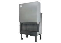 Χυτήρια Μισαηλίδη T-90 Corner 55-90 Ενεργειακό Τζάκι Ξύλου 27kW με Συρόμενη Ανοιγόμενη Πόρτα