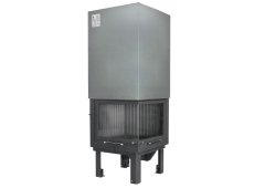 Χυτήρια Μισαηλίδη T-60 Corner Ενεργειακό Τζάκι Ξύλου 14.5kW με Συρόμενη Ανοιγόμενη Πόρτα