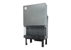 Χυτήρια Μισαηλίδη T-90 Ενεργειακό Τζάκι Ξύλου 24kW Τρίπλευρο με Συρόμενη Ανοιγόμενη Πόρτα