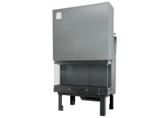 Χυτήρια Μισαηλίδη T-90 Ενεργειακό Τζάκι Ξύλου 24kW Τρίπλευρο Χωρίς Πόρτα