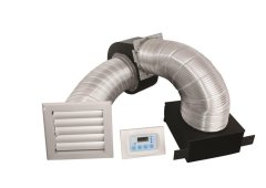 Χυτήρια Μισαηλίδη Κιτ Αέρα για Έξτρα Βεντιλατέρ Κασέτα με Χειροκίνητο Ροοστάτη 600 m3