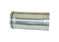 Airduct Hellas Ανοξείδωτη Πτυσσόμενη Σωλήνα Καπνοδόχου 2m Φ350 0.5mm