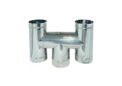 Airduct Hellas Ανοξείδωτο Καπέλο Καμινάδας Αντιανεμικό Ήτα Φ100