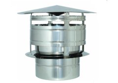 Airduct Hellas Ανοξείδωτο Καπέλο Καμινάδας Αντιανεμικό Techno Φ230