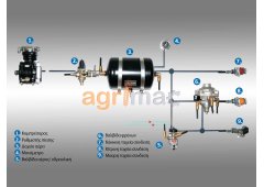 Agrimac Πνευματικό σύστημα πέδησης τρακτέρ XU/MT5/XP