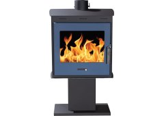 Syrios Stadio Χαλύβδινη Ξυλόσομπα 17.5kW Μπλε