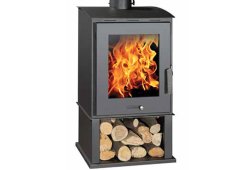 Syrios Dimitsana WB Χαλύβδινη Ξυλόσομπα 13.5kW Γκρι