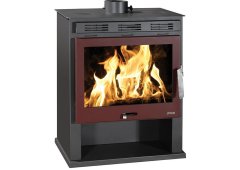 Syrios Ierapetra Χαλύβδινη Ξυλόσομπα Αερόθερμη 16.3kW Μπορντό