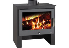 Syrios Knossos Χαλύβδινη Ξυλόσομπα 19.2kW Γκρι