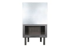 Thermiki ATS Straight 90 Ενεργειακό Τζάκι Ξύλου Αερόθερμο 20.25kW Ίσιο με Πόρτα Συρόμενη Ανοιγόμενη