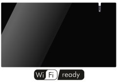 Radialight Aetherea Θερμοπομπός Τοίχου 1000W με Ηλεκτρονικό Θερμοστάτη Black +Δώρο Γάντια Εργασίας