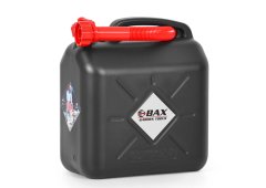Bax Δοχείο Καυσίμων Πλαστικό με Σωλήνα Επέκτασης 10lt Μαύρο