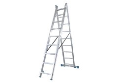 Bormann Pro BHL5130 Διπλή Σκάλα Αλουμινίου 2x9