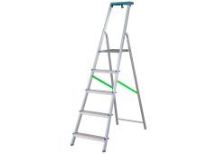 Bormann Pro BHL9010 Σκάλα Αλουμινίου με 5+1 Σκαλοπάτια
