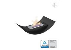 Kratki Biomisa Mini Tuv Επιτραπέζιο Τζάκι Βιοαιθανόλης Εσωτερικού Χώρου Μαύρο 47x25x13cm
