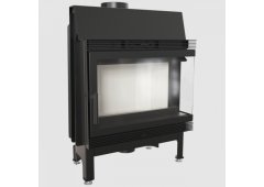 Kratki Ενεργειακό Τζάκι Blanka 670 570 P BS 11kW Δεξιά Γωνία με Πόρτα Ανοιγόμενη