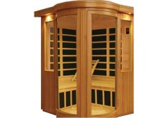 Sanitec BS-6282 Σάουνα Υπερύθρων 3 Ατόμων Εσωτερικού Χώρου Μ146xΒ146xΥ194cm