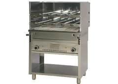 Universo CH80+PLX80M Σουβλιέρα / Σχαριέρα Υγραερίου 14kW με Διαστάσεις 70x80x140cm