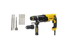 DeWalt Πιστολέτο SDS-Plus 3ων Λειτουργιών 26MM 800W + Εξαρτήματα - D25134KP