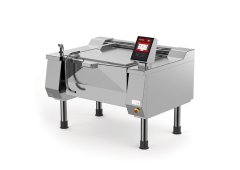 Firex DBRG220 V1 Ανακλινόμενη χύτρα ταχύτητας με ανύψωση καλαθιού και άμεση θέρμανση αερίου 220L