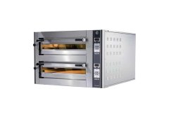 Cuppone Donatello DN635L/2CD Ηλεκτρικός Φούρνος Πίτσας με Πυρότουβλα 17.2kW 151x106x78cm
