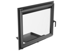 Kratki DRZWI/AMELIA Χαλύβδινη Πρόσοψη Τζακιού 75x60.7cm