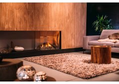 Faber E-MatriX 800-650 IIL Επιτοίχιο Ηλεκτρικό Τζάκι 2000W 93.4x94cm Μαύρο