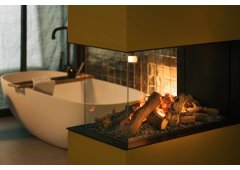 Faber E-MatriX 800-500 RD Επιτοίχιο Ηλεκτρικό Τζάκι 2000W 100x80.4cm Μαύρο