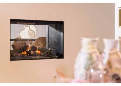 Faber E-MatriX 800-500 ST Επιτοίχιο Ηλεκτρικό Τζάκι 2000W 94.6x80.5cm Μαύρο