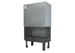 Χυτήρια Μισαηλίδη Eco T-90 Corner 45-90 BG Ενεργειακό Τζάκι 24.1kW με Ανοιγόμενη Πόρτα