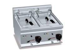 Berto's Ηλεκτρική Φριτέζα Διπλή 12kW Χωρητικότητας 2x10lt 60x60x29cm E6F10-6B
