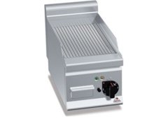 Berto's Ηλεκτρικό Πλατώ Ψησίματος 30x60x29cm 4kW με Ραβδωτή Πλάκα E6FR3BP