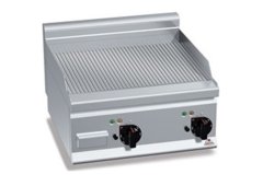 Berto's Ηλεκτρικό Πλατώ Ψησίματος 60x60x29cm 8kW με Ραβδωτή Πλάκα E6FR6BP-2