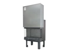 Χυτήρια Μισαηλίδη Eco T-75 Πανοραμικό Ενεργειακό Τζάκι 13.9kW Τρίπλευρο με Συρόμενη Ανοιγόμενη Πόρτα