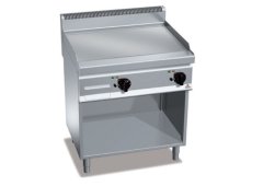 Berto's Ηλεκτρικό Πλατώ Ψησίματος 80x70x90cm 9.6kW με Λεία Πλάκα E7FL8MP-2