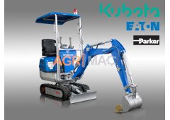 Agrimac Μικρός ερπυστριοφόρος εκσκαφέας με ανοιγόμενες ερπύστριες EB12-RT