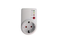 Well Intelligent Voltage Protector Μονή Εξωτερική Πρίζα Ρεύματος Ασφαλείας Λευκή