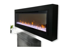 Dimplex Ignite XL 74" Metal Frame Επιτοίχιο Ηλεκτρικό Τζάκι 1800W 145x56cm Μαύρο